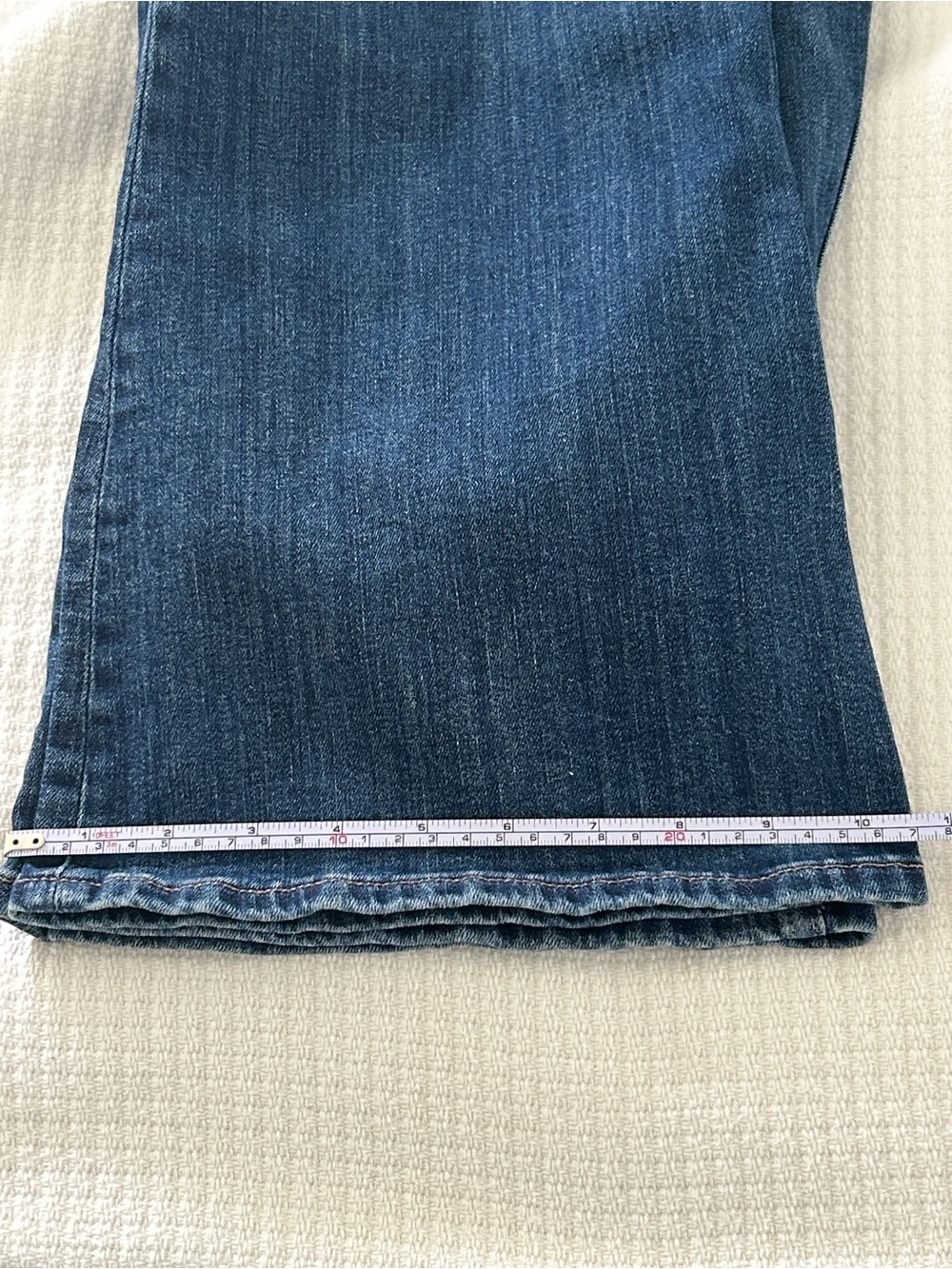 J. Crew Blue Skinny Flare Jeans - Picture 5 of 9